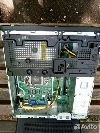 Корпус+блок питания+ мат плата