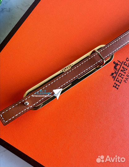 Ремень тонкий Hermes