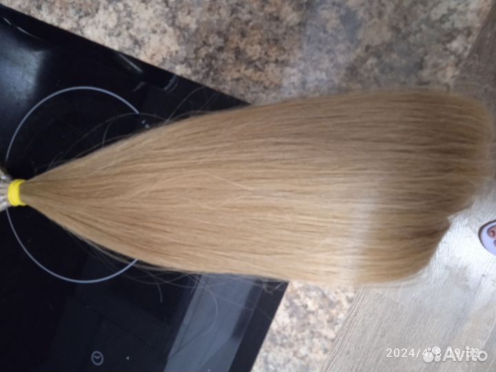 Волосы для наращивания бу 55-58 см