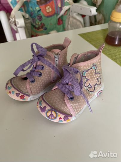 Кеды для девочки 20 размер