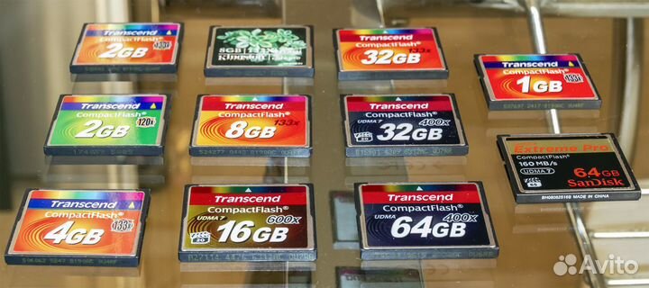 Карты CompactFlash 16gb / 64gb udma7 до 160 Мб/с