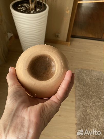 Глиняная ваза,ручной работы