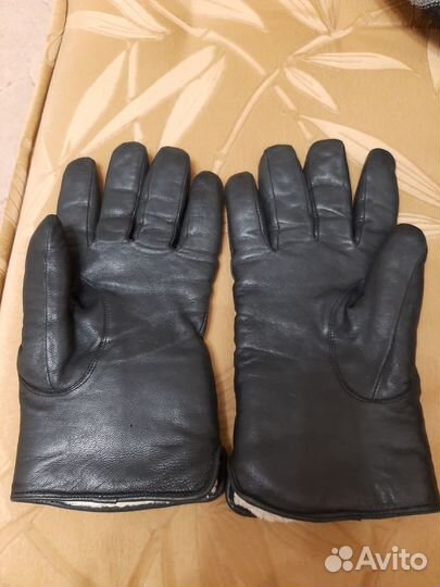 Пержатки мужские кожаные