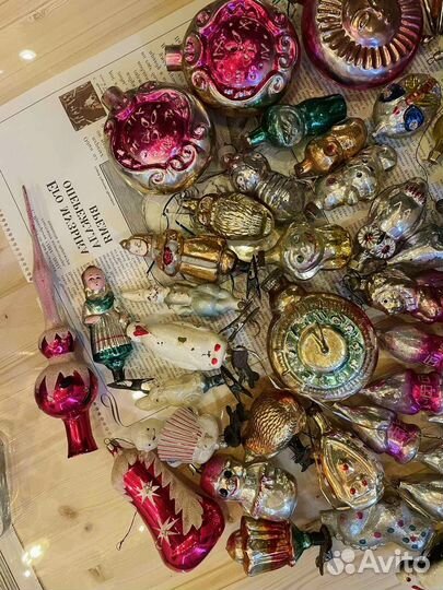 Елочные игрушки СССР