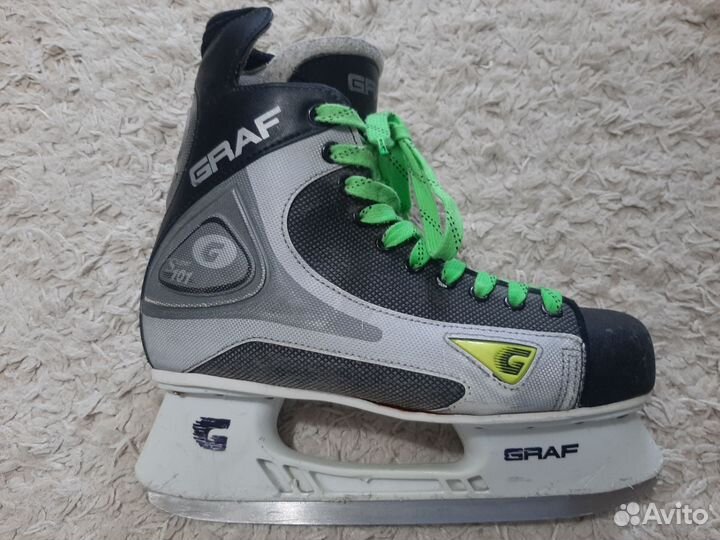Коньки хоккейные Graf G Super 101 45 размер