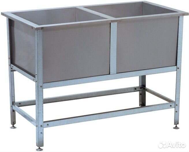 Ванна моечная всм-2/430-ют 2 секции