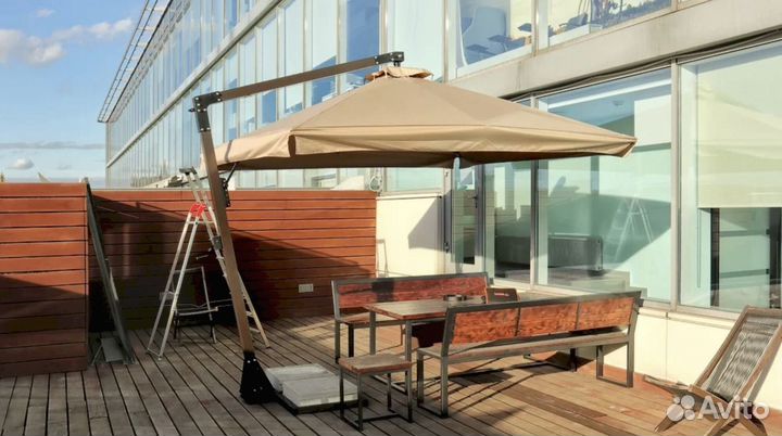 Усиленные уличные зонты для кафе от производителя