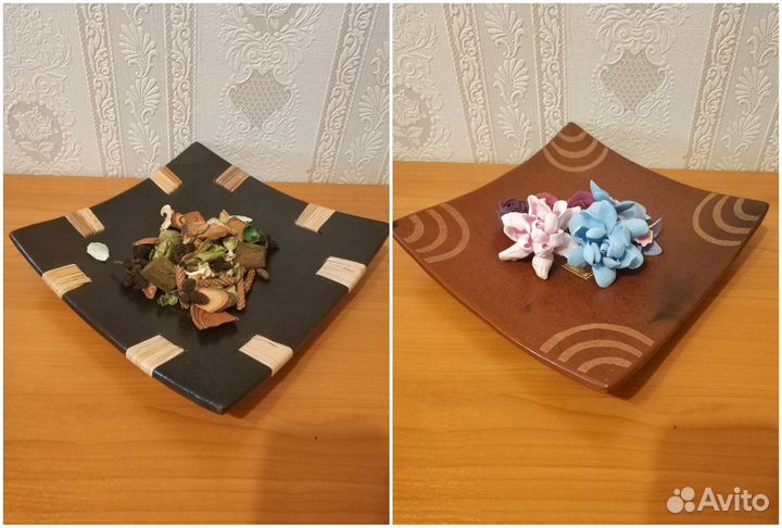 Тарелки интерьерные Ловец снов Шишка Китайские шар