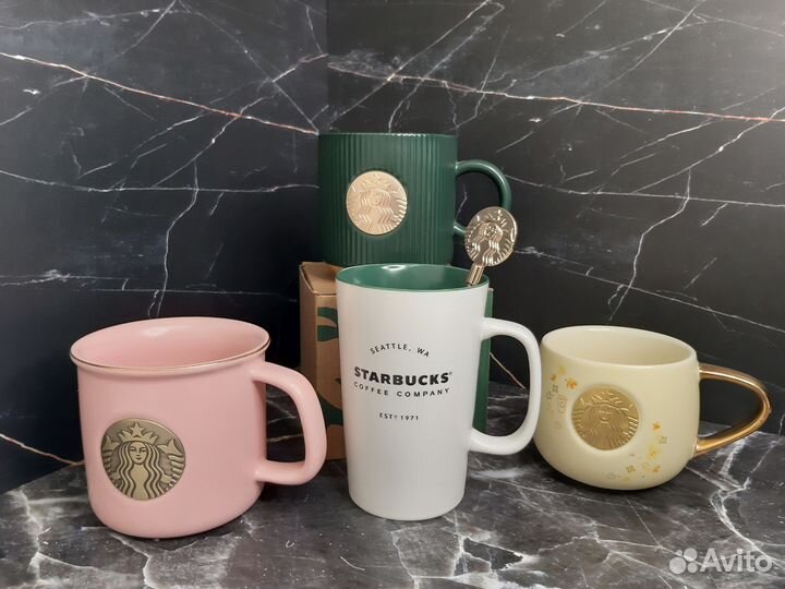 Кружка starbucks зеленая