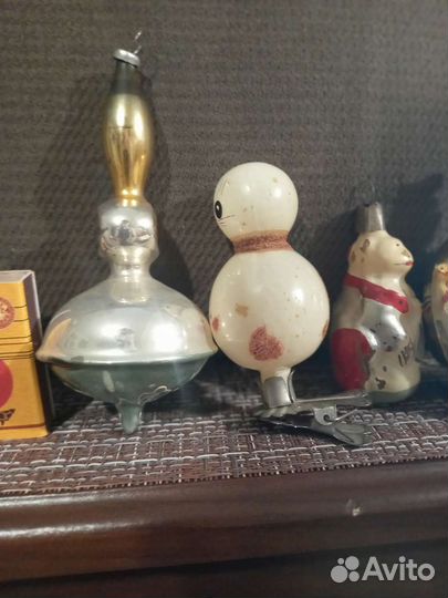 Елочные игрушки СССР на прищепке