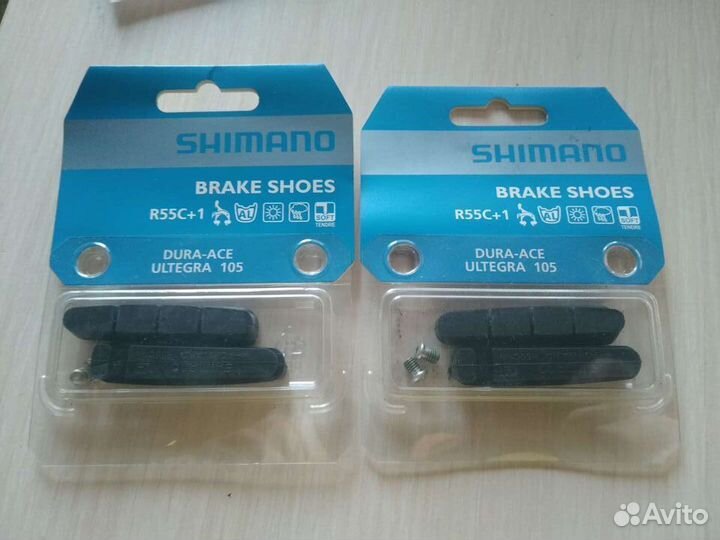 Вкладыш колодки тормозной Shimano R55C+1