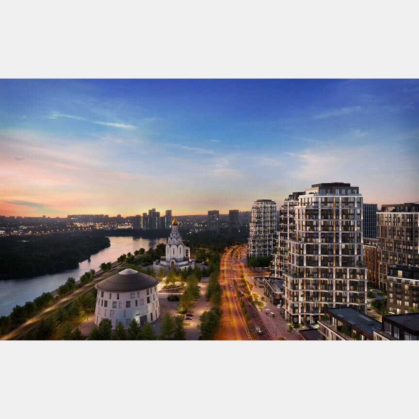 3-к. квартира, 84,1 м², 5/22 эт.