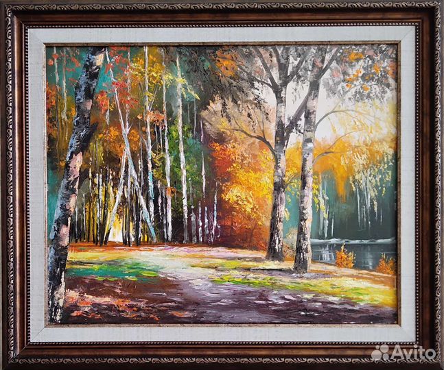 Картина холст масло 40