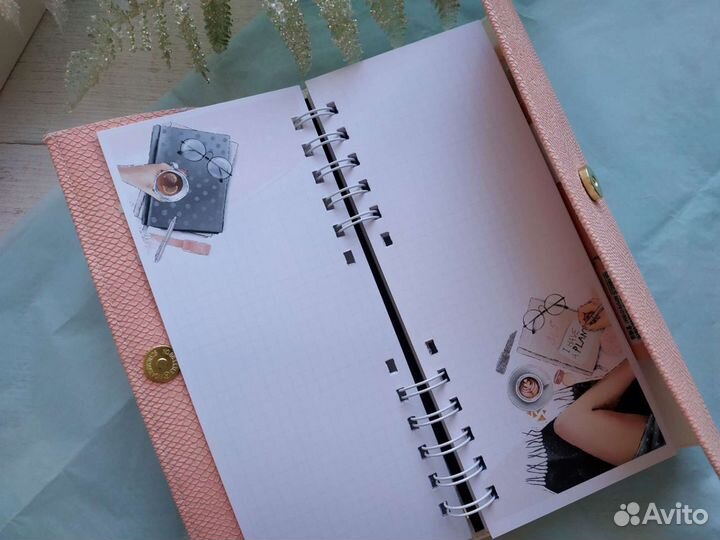 Планер (блокнот) из экокожи