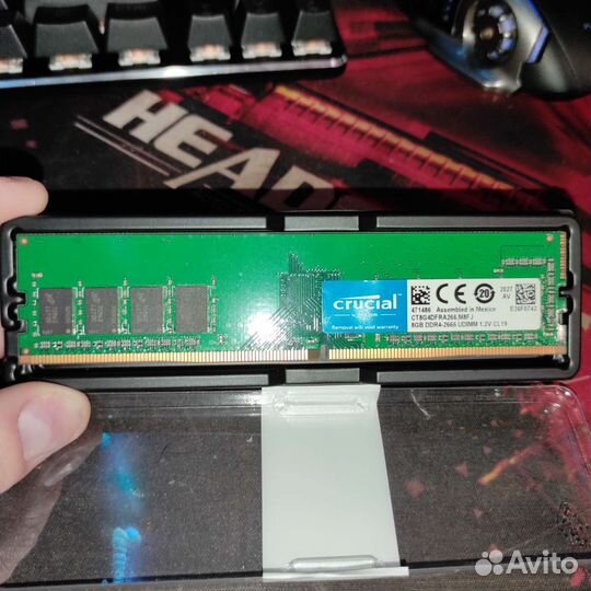 Оперативная память ddr4 8gb crucial 2666
