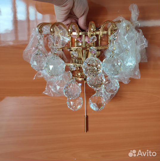 Бра хрустальные шары с хранения