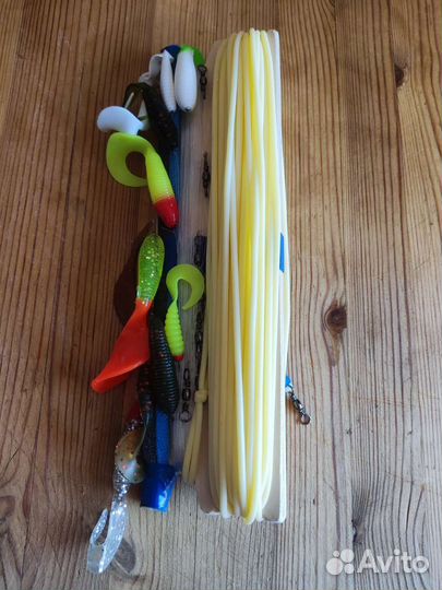 Удочка донка на хищника с силиконовой наживкой