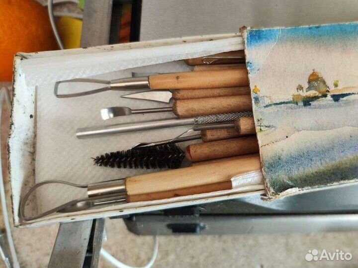 Набор инструментов для лепки и скульптуры бу