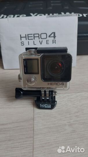 GoPro Нero 4 Silver с криплениями