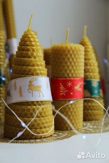 Свечи из натуральной вощины