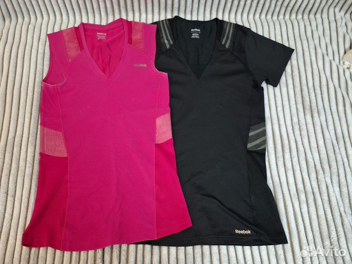 Футболка reebok женская чёрная р.L