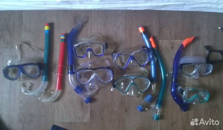 Маски и трубки для подводного плавания