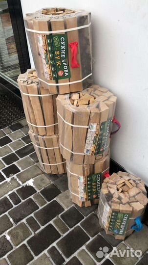 Дрова сухие в упаковке