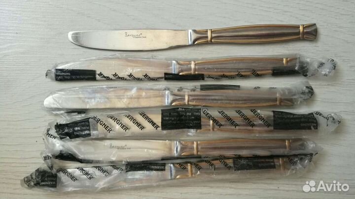 Ножи столовые bergner нержавеющая