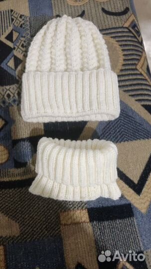 Комплект шапка, шарф