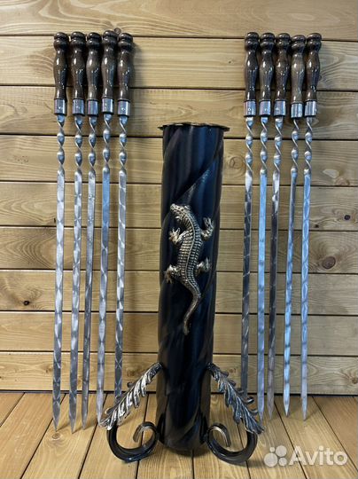 Набор шампуров подарочный