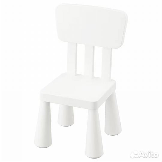 Детский стол и стул IKEA mammut Доставка по РФ