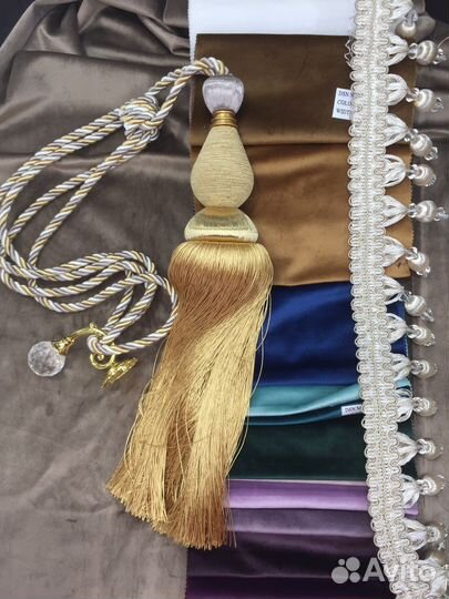 Шторы готовые и на заказ шоколадные