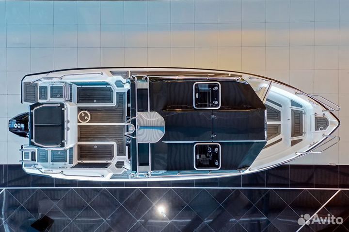 Алюминиевая лодка NorthSilver Cabin 655