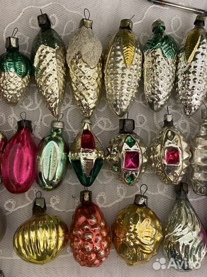 Елочные игрушки СССР одним лотом