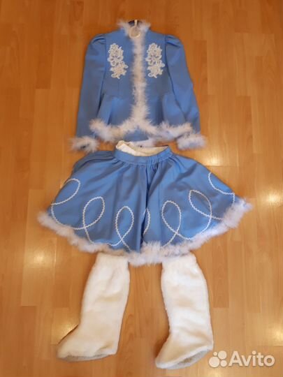 Костюм для русских народных выступлений Зимушка