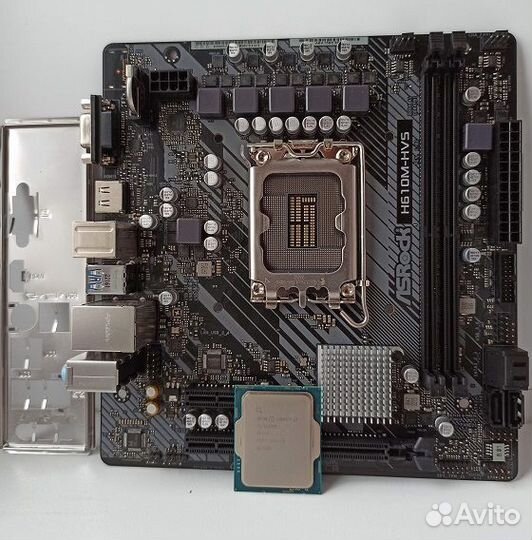 ASRock H610M-HVS + i3 12100F Lga 1700