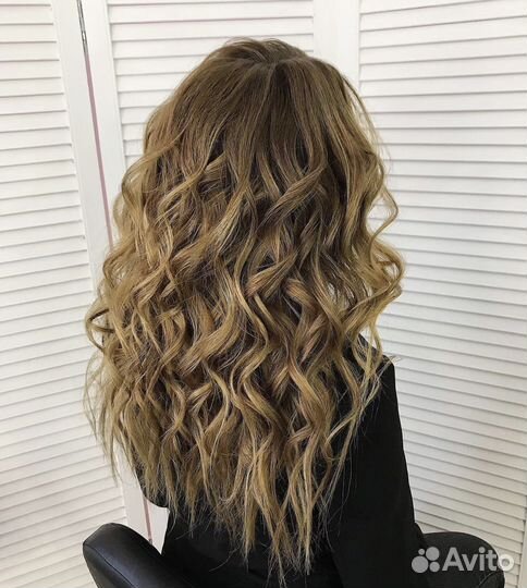 Укладка локоны