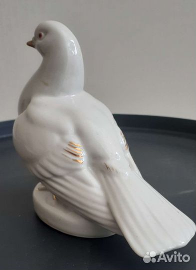 Статуэтка Голубь. Старая Гжель 1950-е гг Винтаж