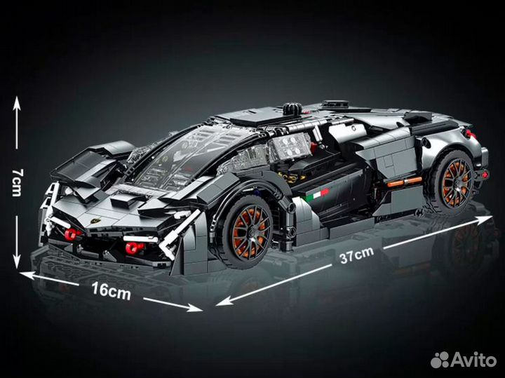 Конструктор Mork Lambirgini Terzo 1512 деталей