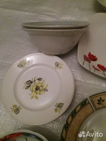 Тарелки и салатники. СССР