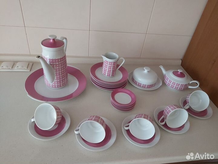 Чайно-кофейный сервиз kahla konitz ГДР