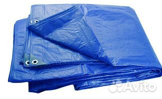 Тент пропиленовый с люверсами 60г/м2