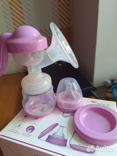 Молокоотсос ручной+пакеты для молока Philips avent