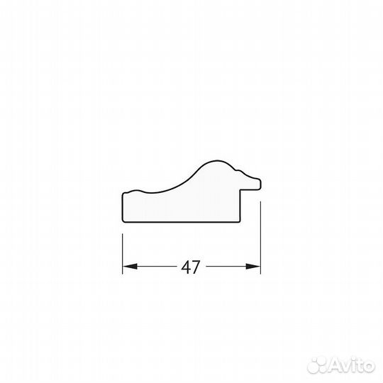 Зеркало Evoform Definite 112х62 BY 1083 в багетно