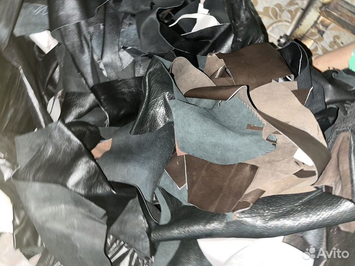 Обрезки натуральной кожи