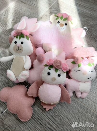 Новый мобиль из фетра