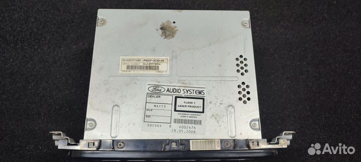 Магнитола Ford Focus 2 + рамка