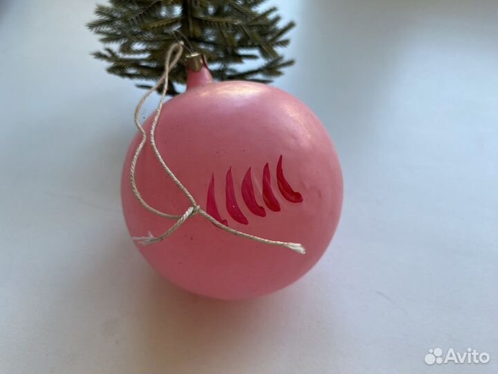 Ёлочная игрушка Колобок обьемный СССР