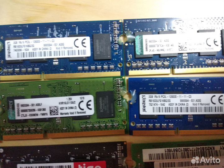 Оперативная память ddr3l, 2 гб для ноутбука