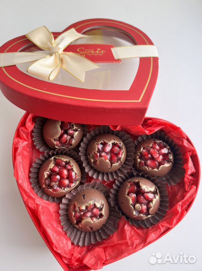 Гранат в бельгийском шоколаде